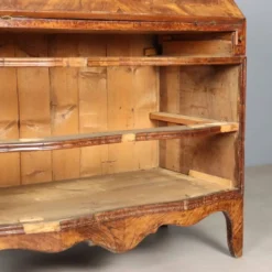 Cabinet secrétaire ancien à abattant en bois de rose, 9 tiroirs, XVIIIe siècle