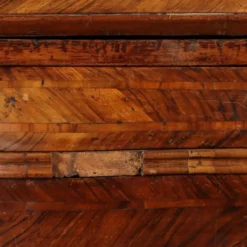 Cabinet secrétaire ancien à abattant en bois de rose, 9 tiroirs, XVIIIe siècle