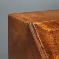 Cabinet secrétaire ancien à abattant en bois de rose, 9 tiroirs, XVIIIe siècle
