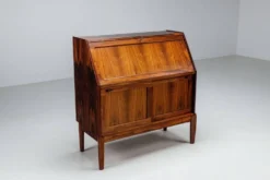 Cabinet secrétaire H.W. Klein en palissandre Bramin Danemark 1960