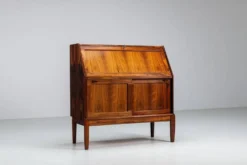 Cabinet secrétaire H.W. Klein en palissandre Bramin Danemark 1960