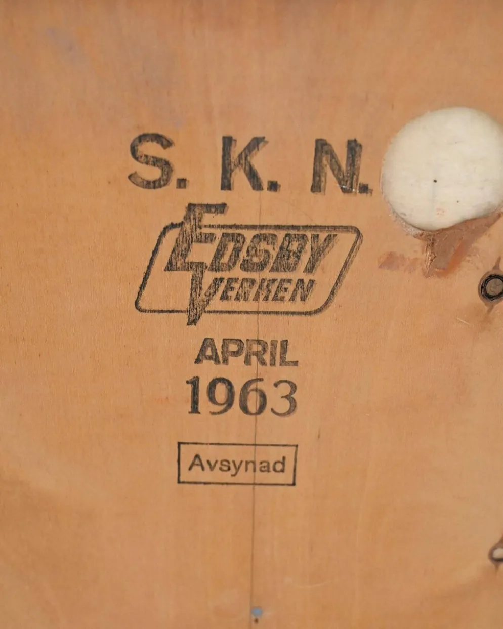 Cabinet suédois produit par Edsby Verken, années 1960.