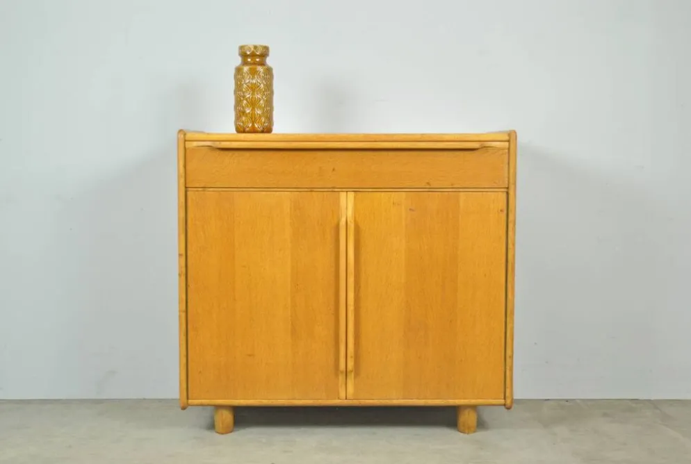 Cabinet suspendu vintage du milieu du siècle avec portes coulissantes, années 1960