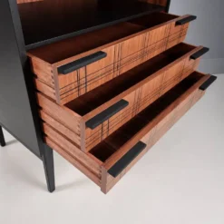 Cabinet vintage en hêtre, années 1970