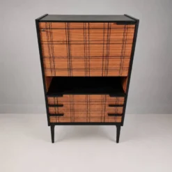 Cabinet vintage en hêtre, années 1970