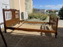 Cadre de Lit , ancien en bois