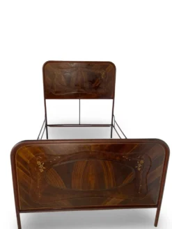 Cadre de lit Art déco italien une place et demi, 1925