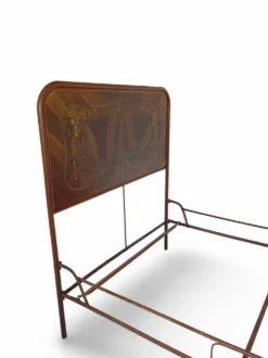 Cadre de lit Art déco italien une place et demi, 1925