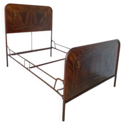 Cadre de lit Art déco italien une place et demi, 1925