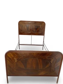 Cadre de lit Art déco italien une place et demi, 1925