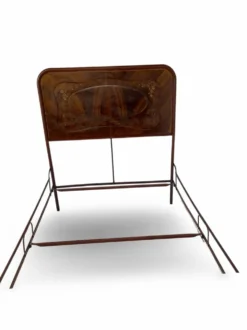 Cadre de lit Art déco italien une place et demi, 1925