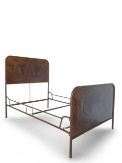Cadre de lit Art déco italien une place et demi, 1925