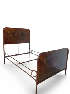 Cadre de lit Art déco italien une place et demi, 1925