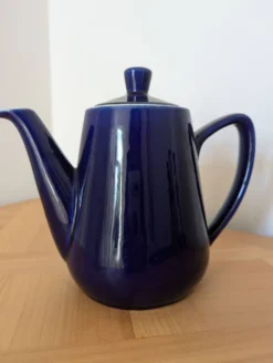 Cafetière bleu nuit