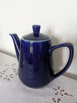 Cafetière bleu nuit