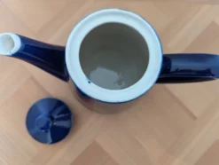 Cafetière bleu nuit