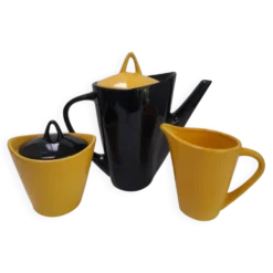Cafetière, crémier et sucrier années 50