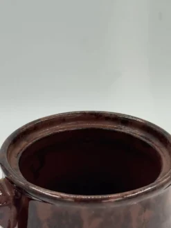 Cafetière en céramique style campagne française vintage