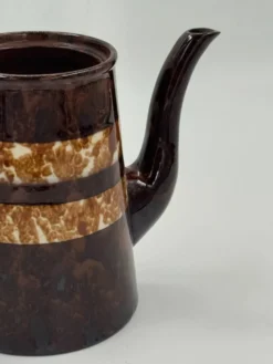 Cafetière en céramique style campagne française vintage