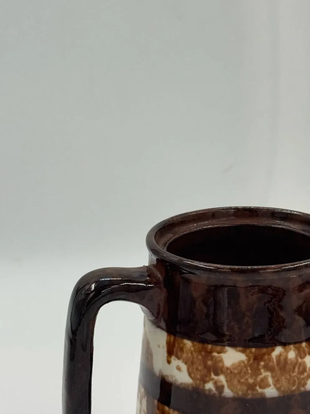 Cafetière en céramique style campagne française vintage