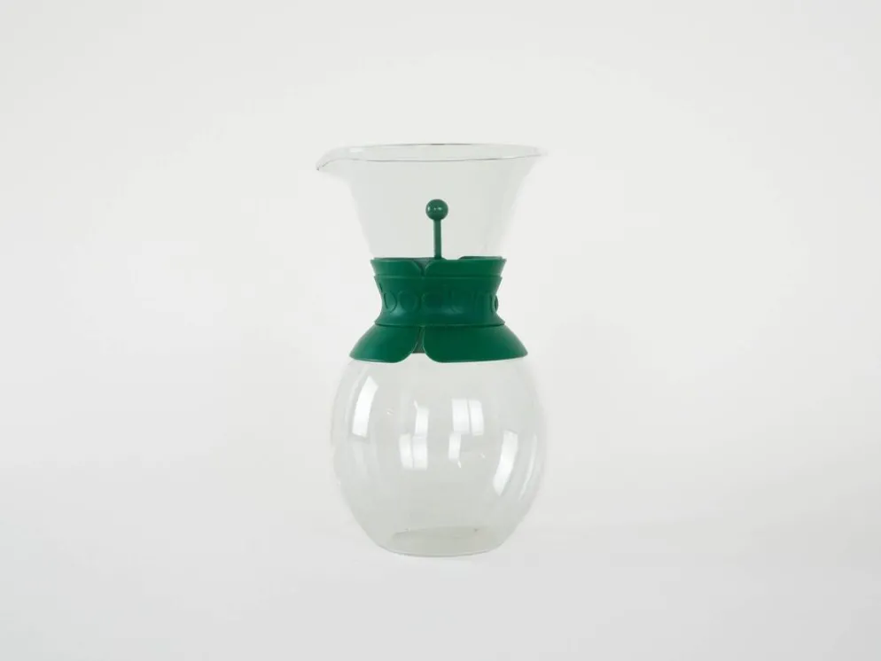 Cafetière en verre, design danois, années 1980, fabriquée par Bodum