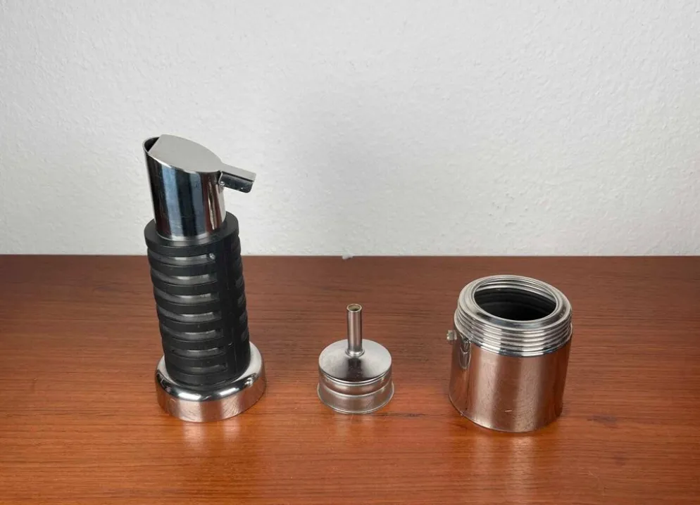 Cafetière à espresso Koncord de la série postmoderne italienne par Walter Capp pour Vev Vigano, années 1970.