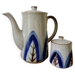 Cafetière et sucrier vintage