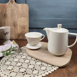 Cafetière filtre ancienne Melitta 101 céramique blanche complète vintage