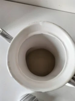 Cafetière Niderviller décor Chatons – faïence expressive années 50