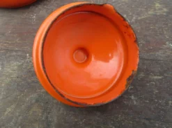Cafetière orange vintage