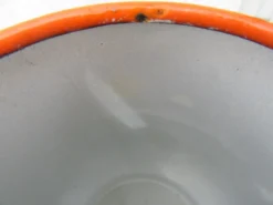 Cafetière orange vintage