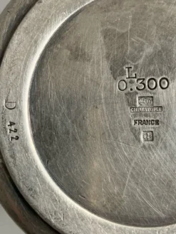 Cafetière / pot à lait christofle hôtel - métal argenté - 30cl