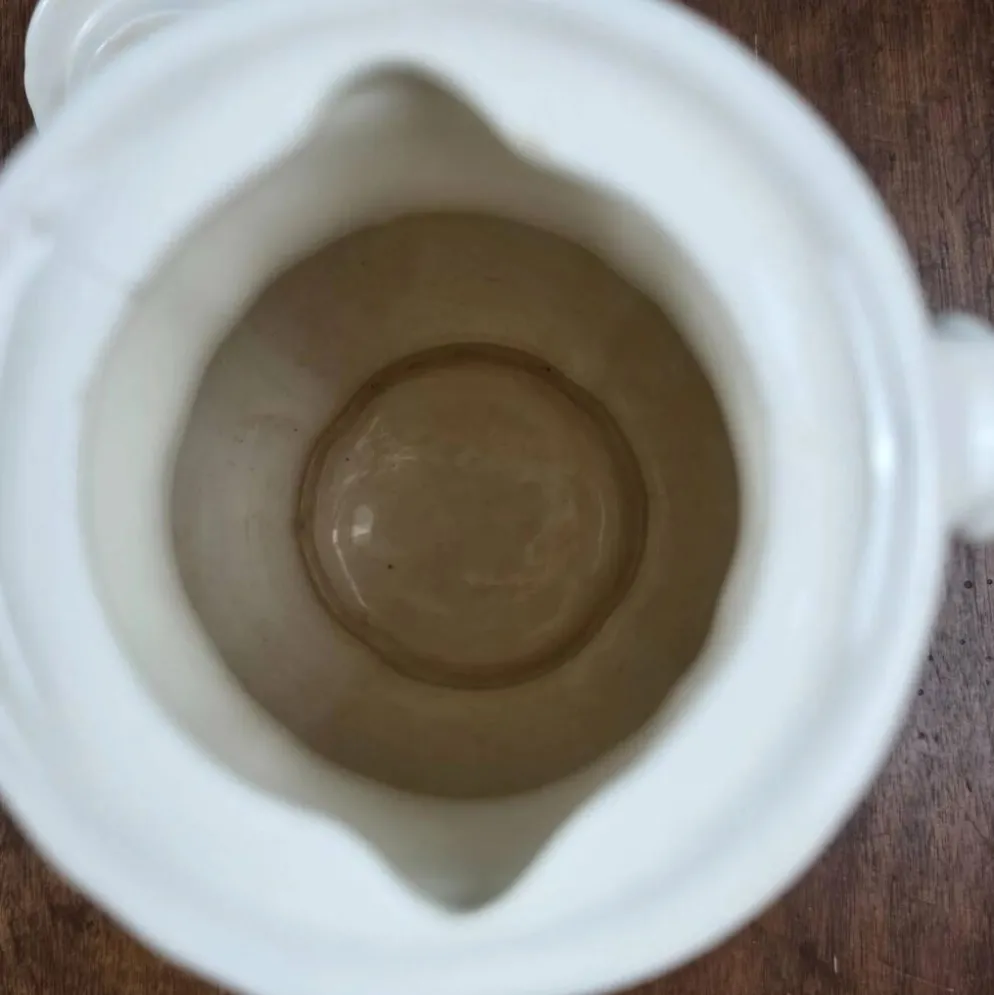Cafetière Sarreguemines Obernai Henri Loux au long bec – Décor alsacien