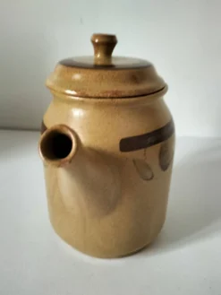 Cafetière/théière en grès Sarreguemines Lorraine 70’s