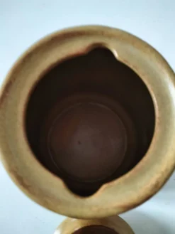 Cafetière/théière en grès Sarreguemines Lorraine 70’s