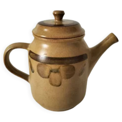 Cafetière/théière en grès Sarreguemines Lorraine 70’s