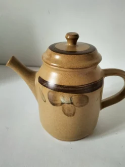 Cafetière/théière en grès Sarreguemines Lorraine 70’s