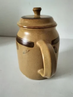 Cafetière/théière en grès Sarreguemines Lorraine 70’s