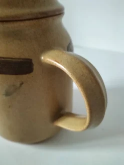 Cafetière/théière en grès Sarreguemines Lorraine 70’s