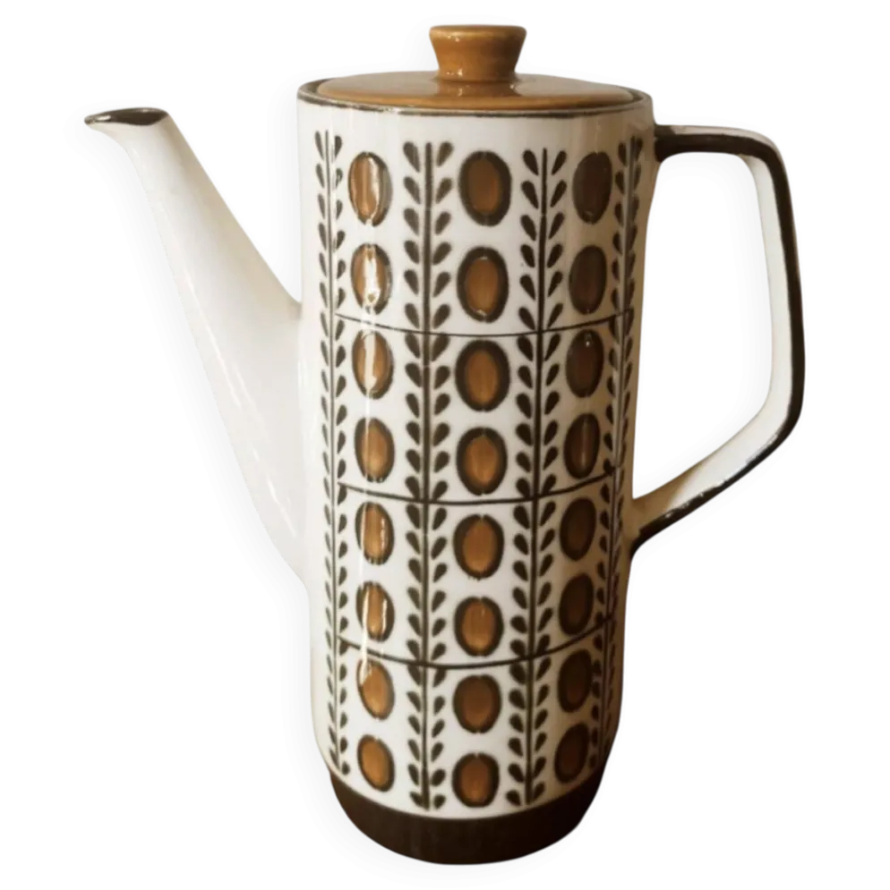Cafetière / théière vintage Boch La Louvière