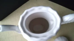 Cafetière , verseuse en faïence de Salins