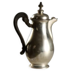 Cafetière vintage Pobbiati Broggi Milano en argent, Italie, XXe siècle