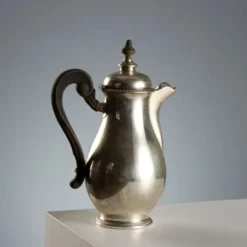 Cafetière vintage Pobbiati Broggi Milano en argent, Italie, XXe siècle