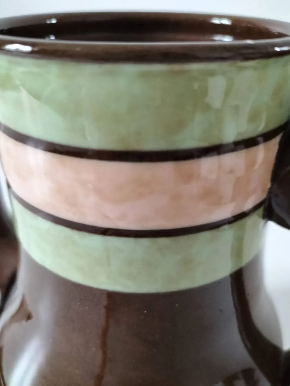 Cafetière vintage Sadler en céramique émaillée – Années 60/70
