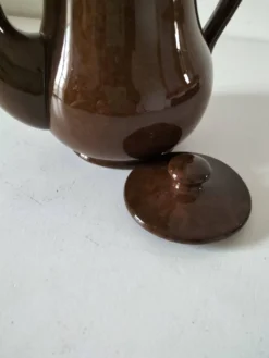 Cafetière vintage Sadler en céramique émaillée – Années 60/70