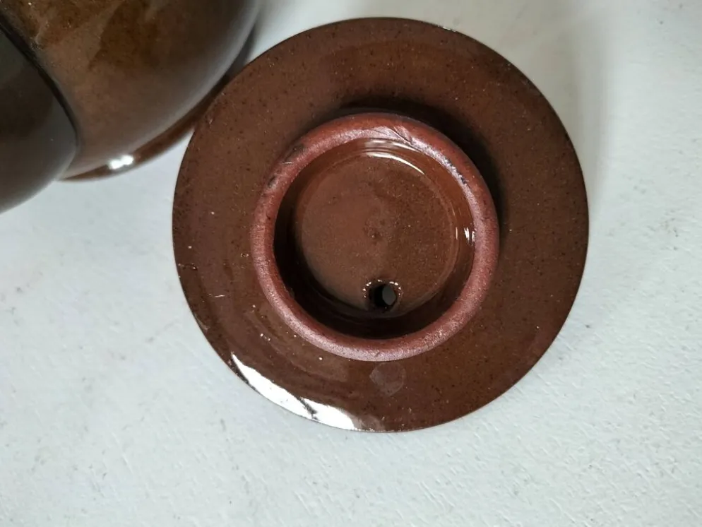 Cafetière vintage Sadler en céramique émaillée – Années 60/70