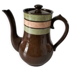 Cafetière vintage Sadler en céramique émaillée – Années 60/70