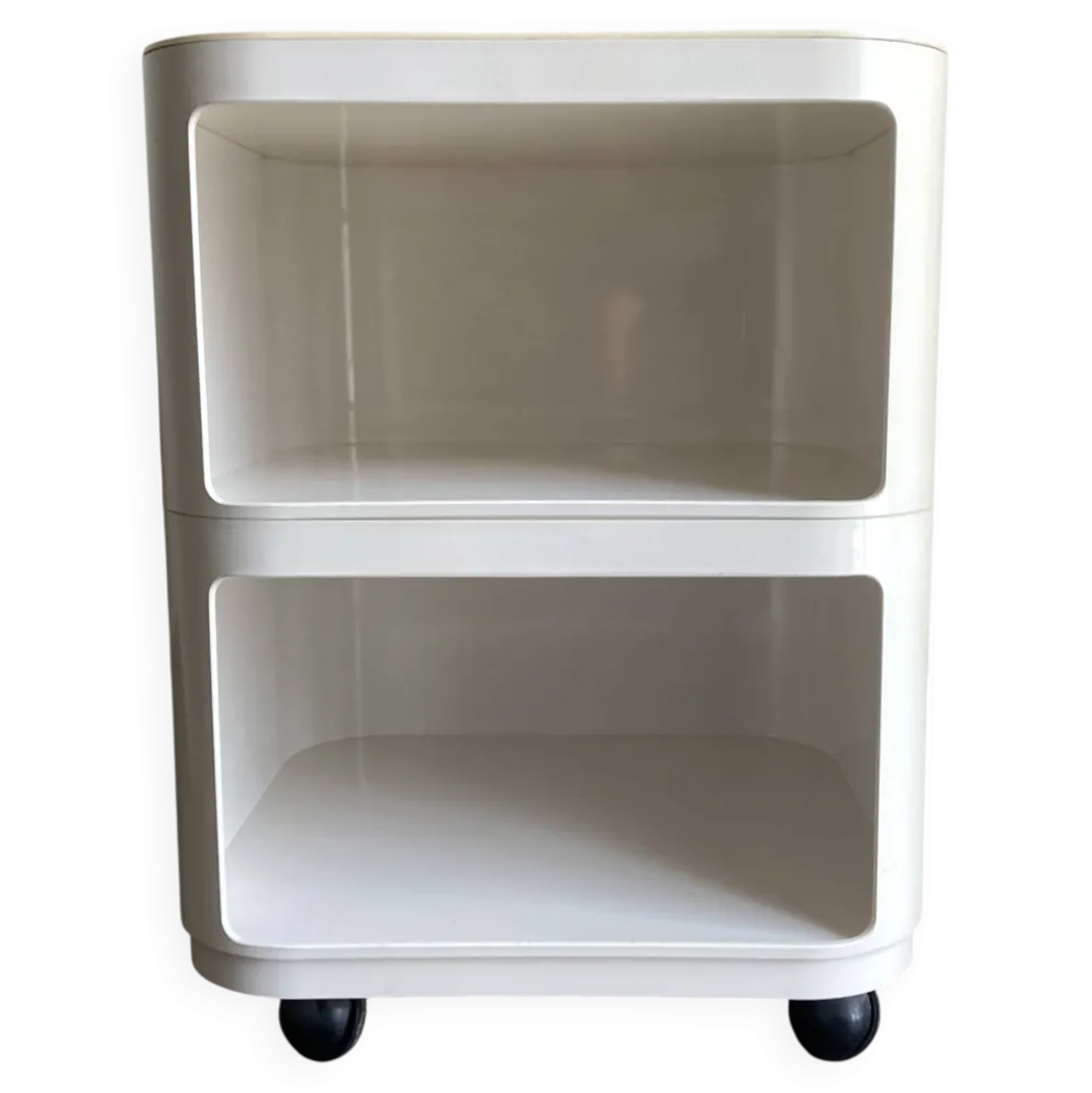 Caisson Componibili 4970 Castelli pour Kartell 1969 blanc Space Aage 1969
