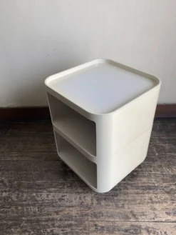 Caisson Componibili 4970 Castelli pour Kartell 1969 blanc Space Aage 1969