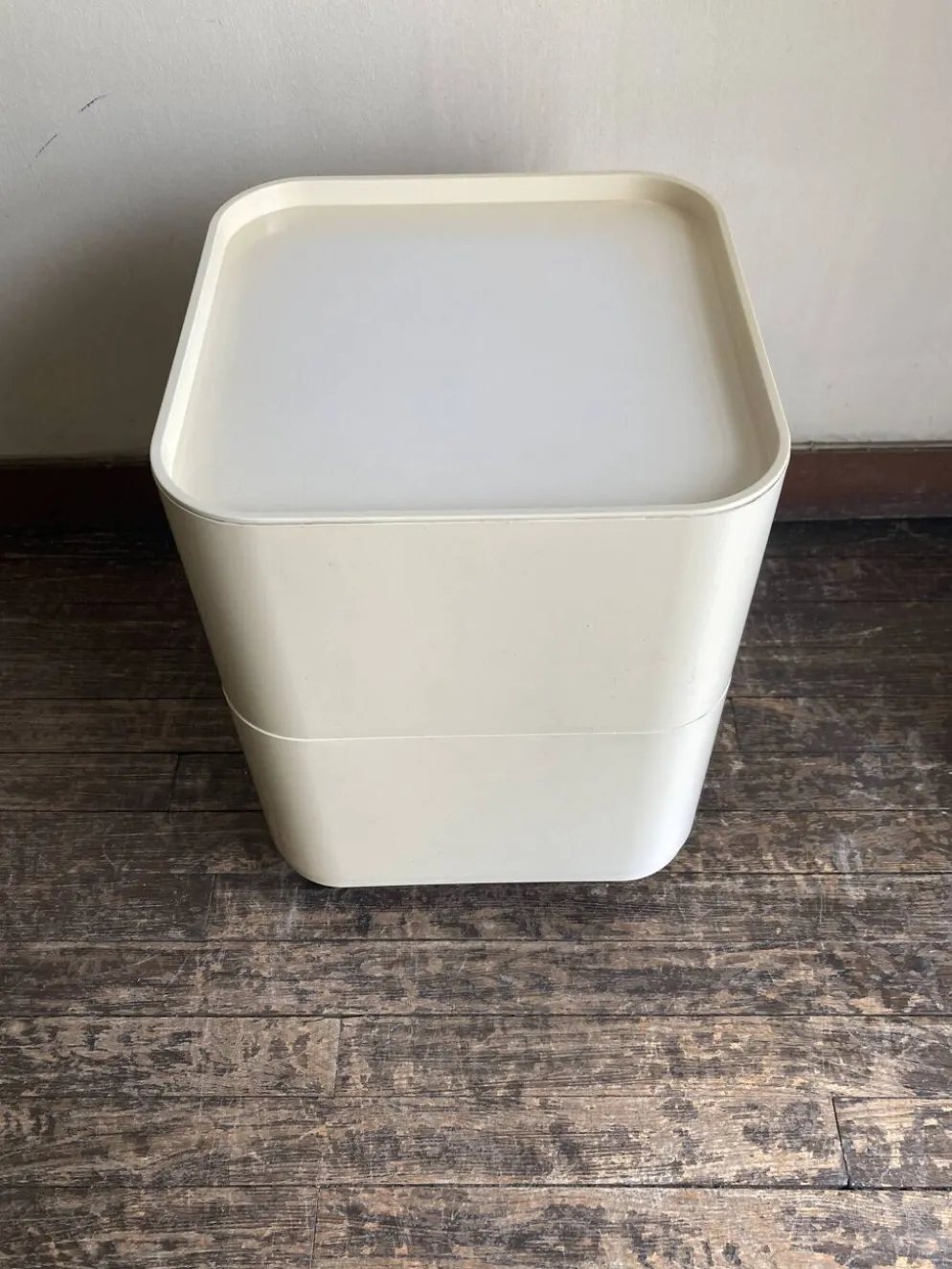 Caisson Componibili 4970 Castelli pour Kartell 1969 blanc Space Aage 1969